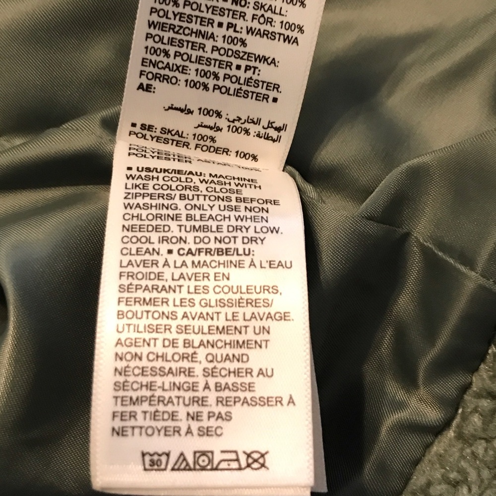 Daily Ritual Sage Teddy Coat - Picture 6 of 7